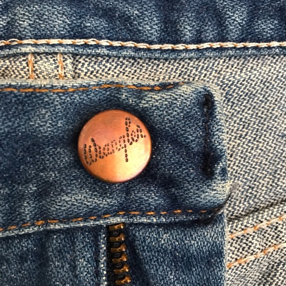 Vintage Wrangler Denim Shorts Cut Offs Mens 30 31 Waist Altered Jeans USA Made - Picture 5 of 8